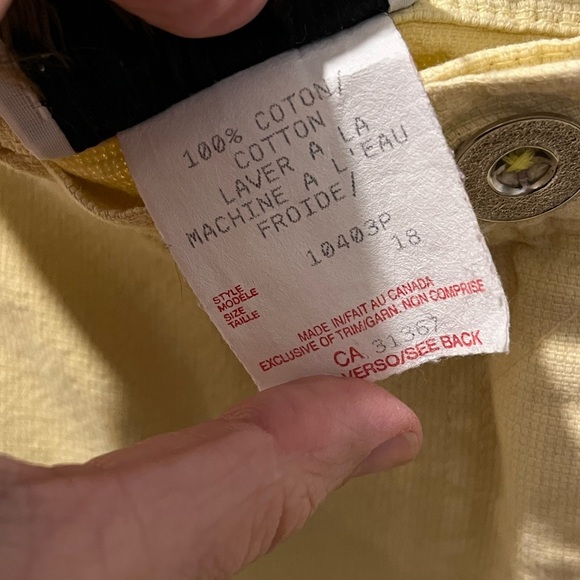 LORI MICHAELS for CLAIRE FRANCE – Size 18 – Vintage Yellow Denim Skirt - Picture 3 of 8